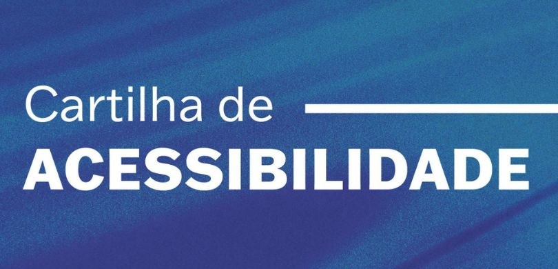 Banner com fundo azul-escuro, sobre o qual se lê, na linha superior, “Cartilha de” e em seguida ...