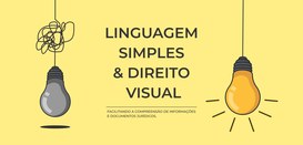 Banner com fundo amarelo, sobre o qual se vê, do lado esquerdo, a ilustração de uma lâmpada apag...